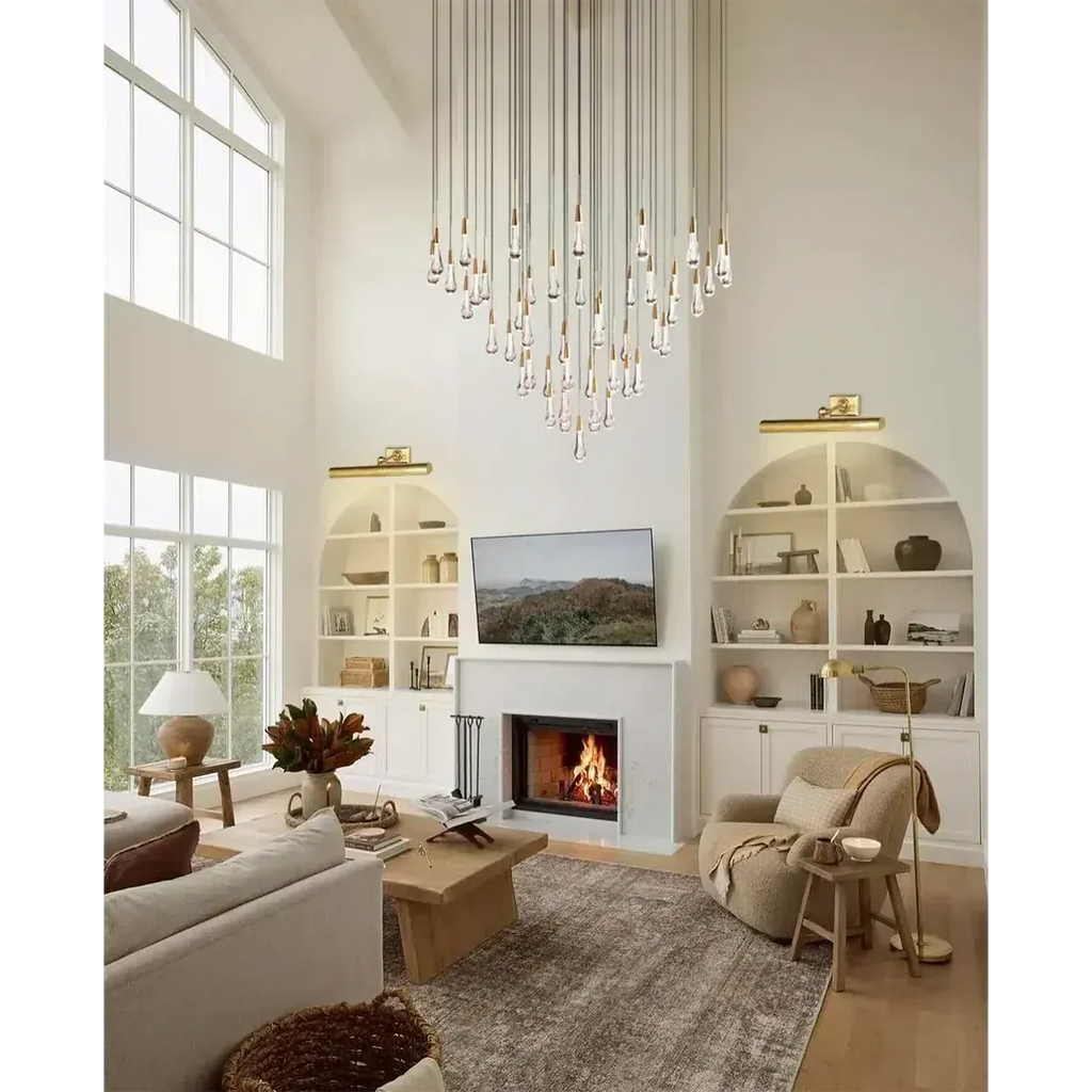Soltaire Round Chandelier 17" 24" 36“ 48''58“
