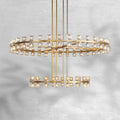 Riviko Grand Deco Tiered Round Chandelier 60" - Background Shot