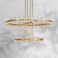 Arcachen Crystal Round 2-Tier Chandelier 60"