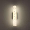 Alabaster Round Tube Wall Sconce