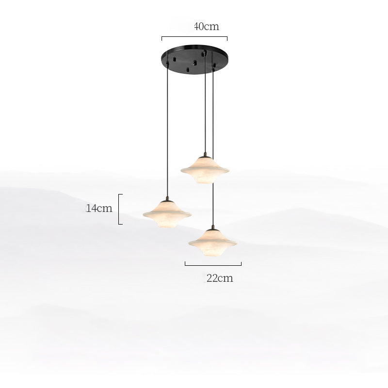 Nordic Creative Minimalist Luxury Alabaster Pendant Lamp chandeliers for dining room,chandeliers for stairways,chandeliers for foyer,chandeliers for bedrooms,chandeliers for kitchen,chandeliers for living room Riviko