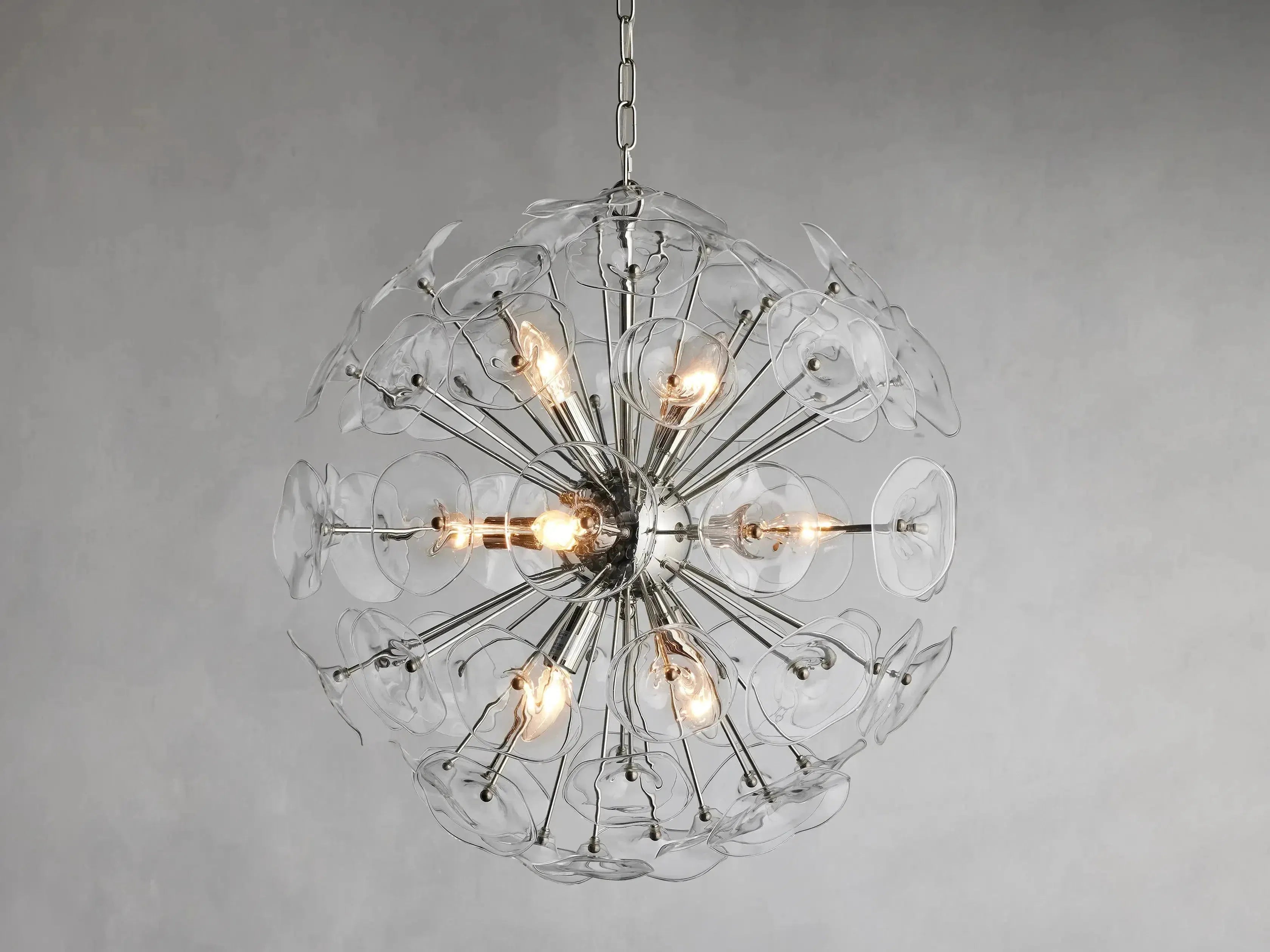 Riviko Bloom Radiance Round Chandelier - Background Shot