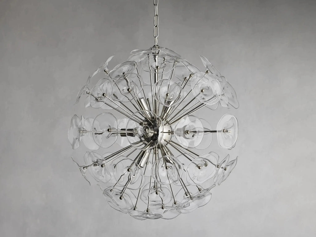 Riviko Bloom Radiance Round Chandelier - Background Shot