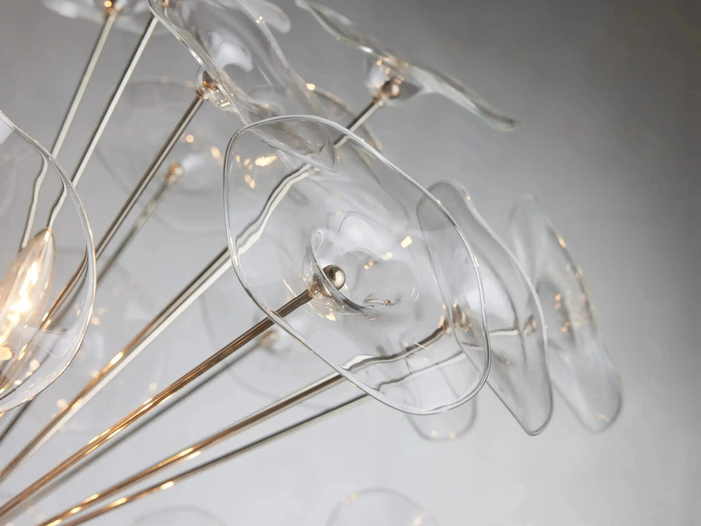 Riviko Bloom Radiance Round Chandelier - Background Shot