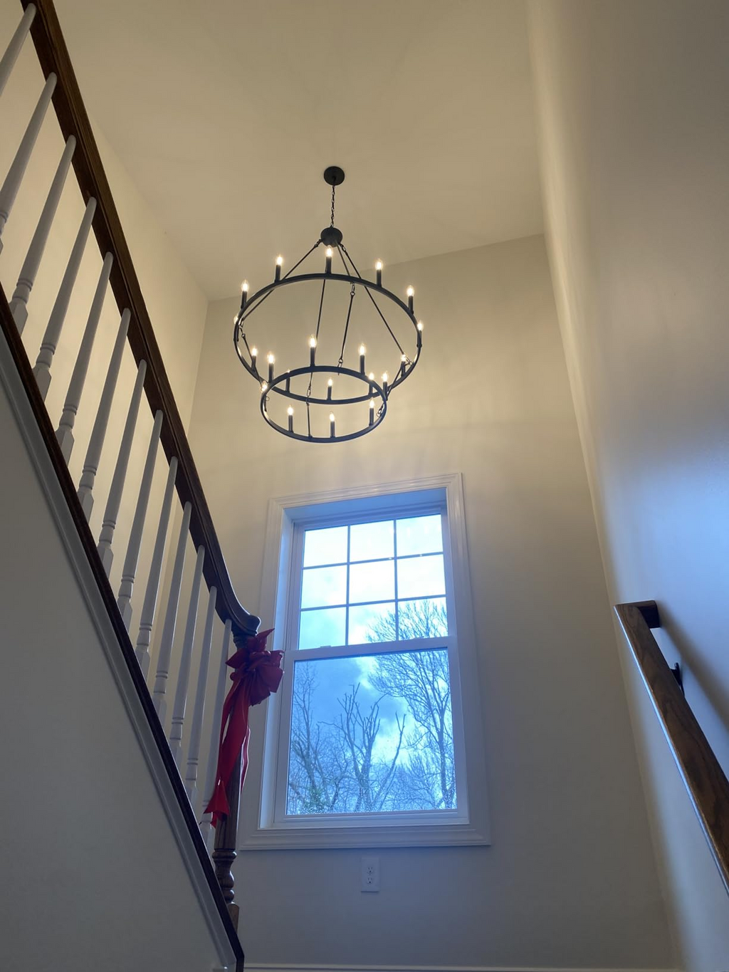 Celestine Vintage Filament Two-Tier Round Chandelier 71"