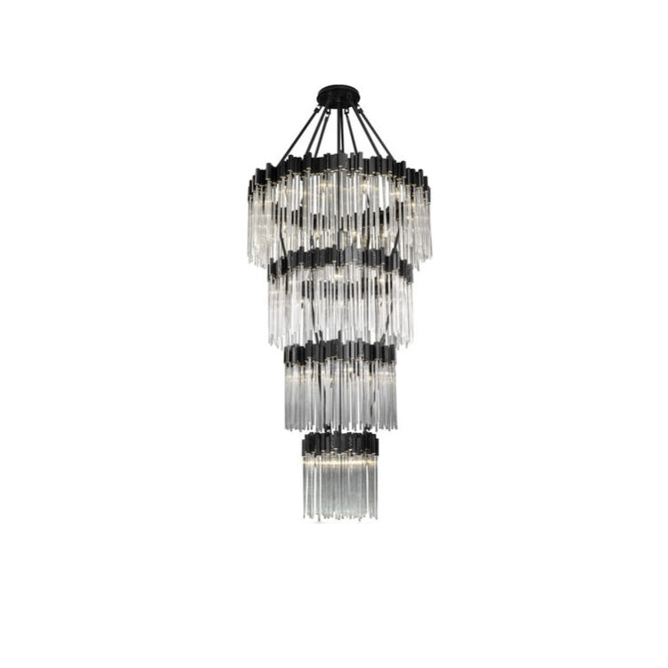 Riviko Grand Radiance Multi-Tiered Round Chandelier - Background Shot