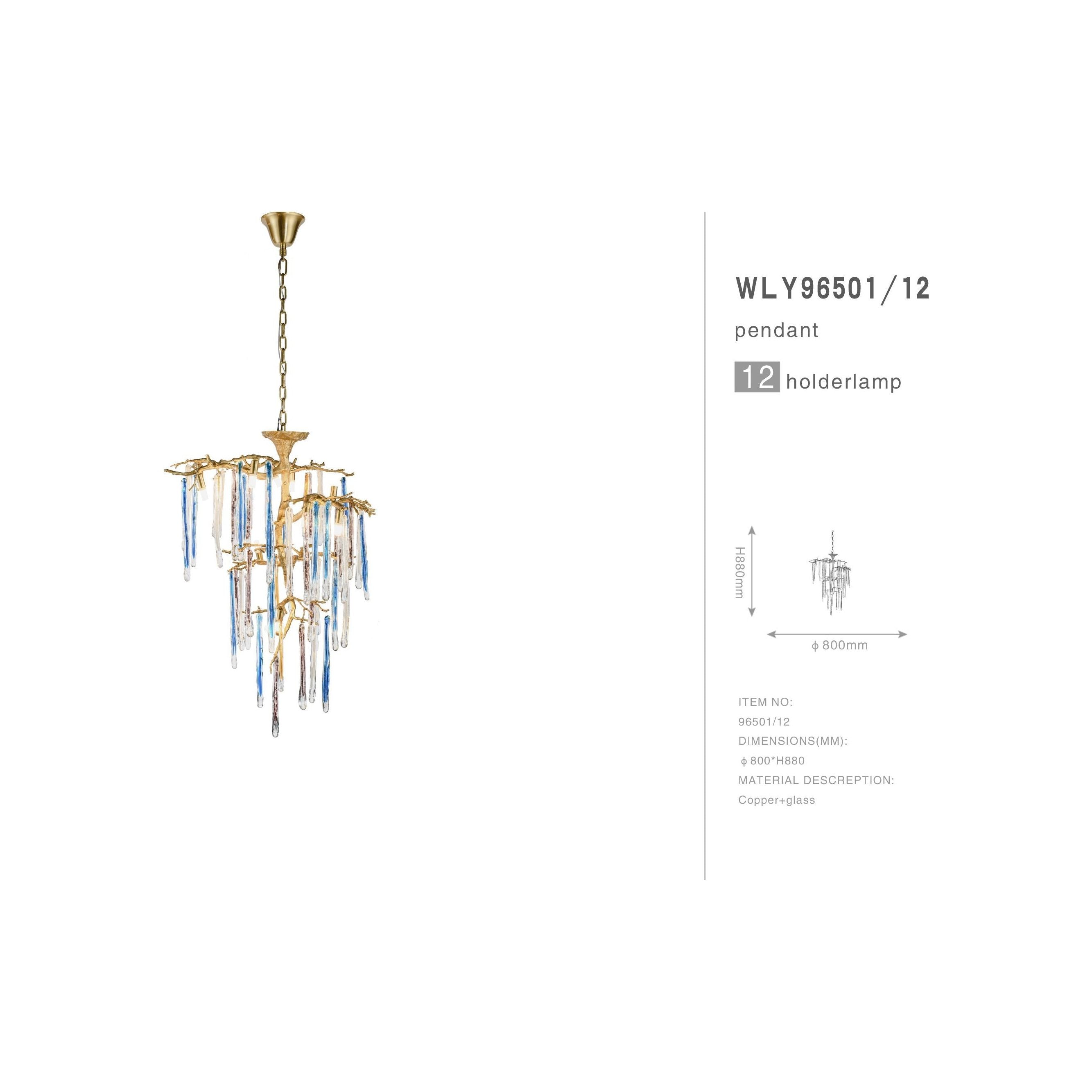 Willow Branching Crystal Chandelier