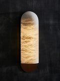 Alabaster Curved and Elongated Wall Sconces Wall Light Fixtures Riviko