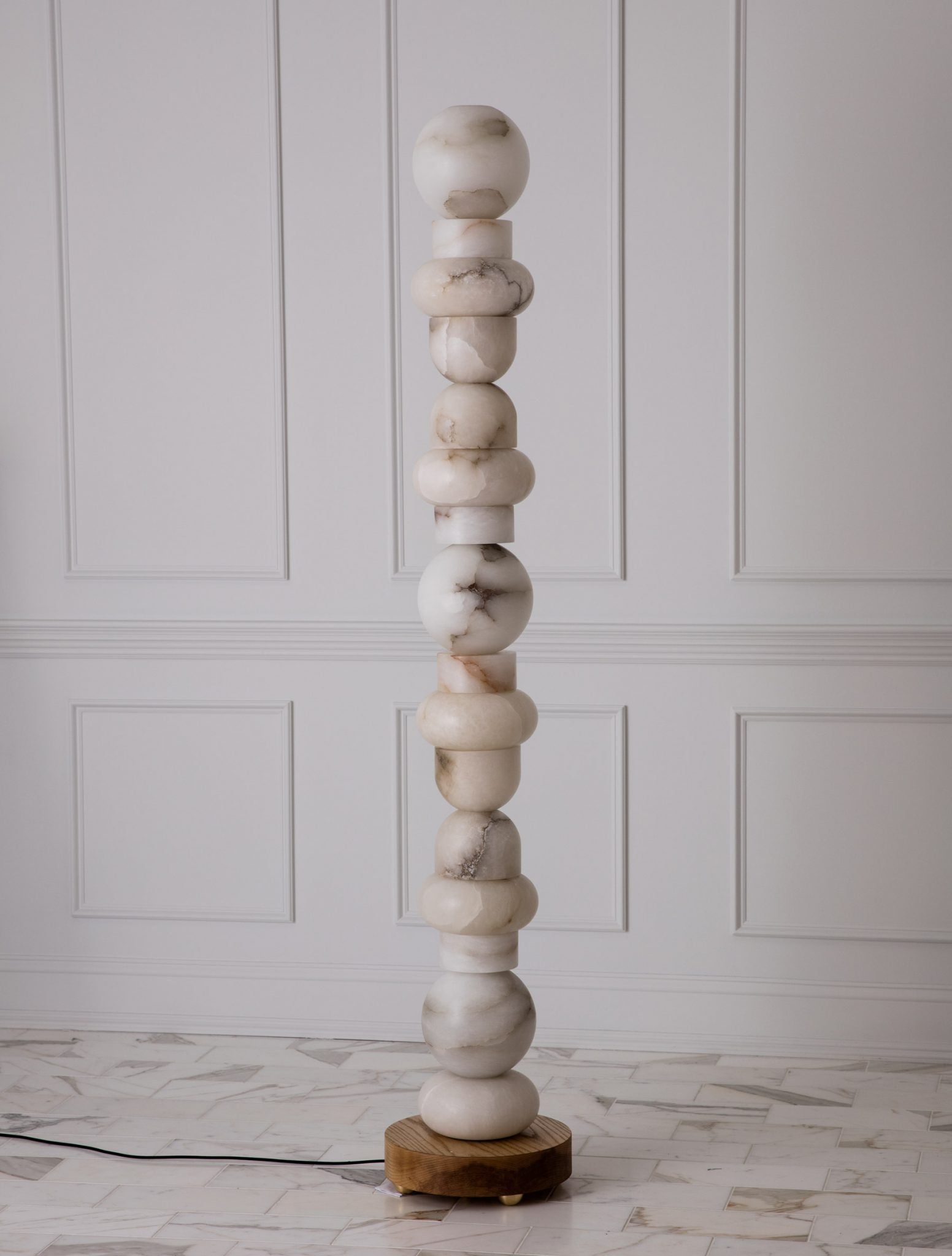 Alabaster Totem 16 Floor Lamp, Living Room Standing Lamp Floor standing lamps Riviko