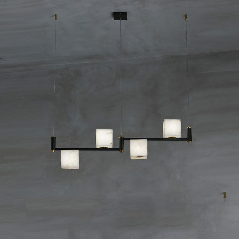 Terry Alabaster Cubic Island Pendant