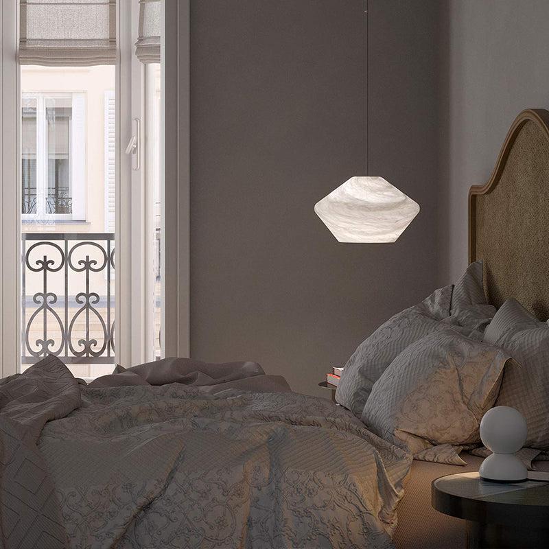 Alabaster Popular Art Pendant Light Besides Bed Pendant for living room,Pendant for kitchen,Pendant for bathrooms,Pendant for bedrooms,Pendant for foyer,Pendant for stairways,Pendant for dining room Riviko