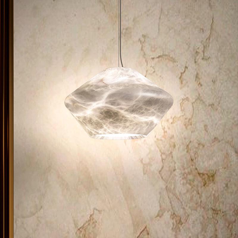 Alabaster Popular Art Pendant Light Besides Bed Pendant for living room,Pendant for kitchen,Pendant for bathrooms,Pendant for bedrooms,Pendant for foyer,Pendant for stairways,Pendant for dining room Riviko