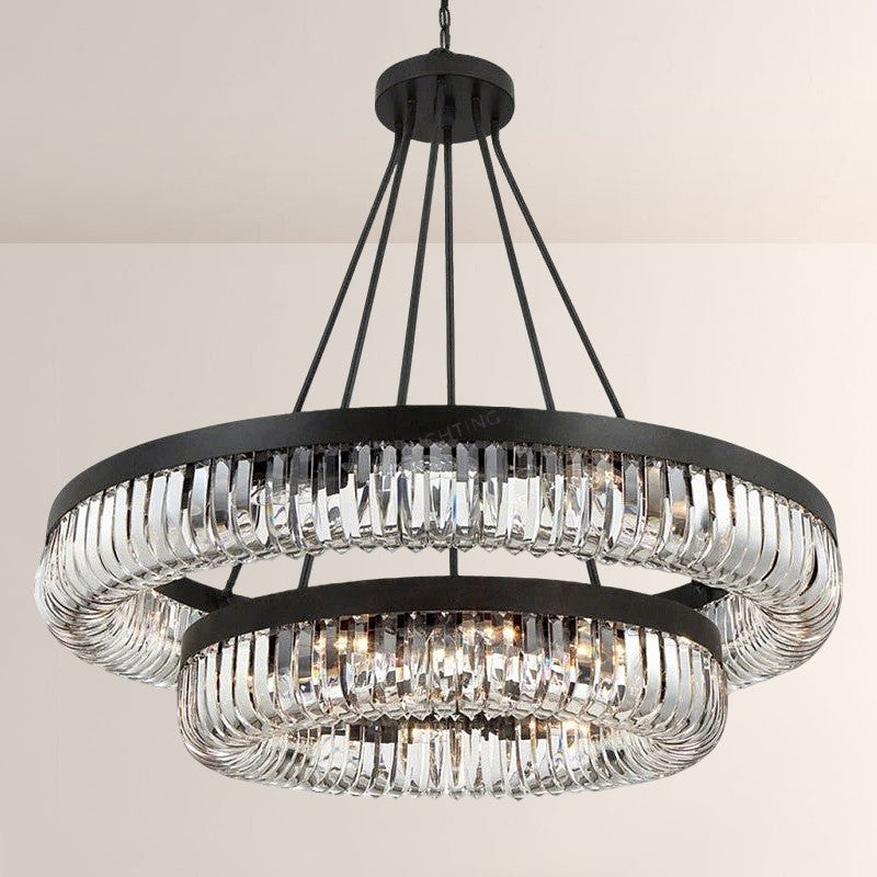Riviko Grand Lumina 2-Tier 26 Light Chandelier - formal American dining room