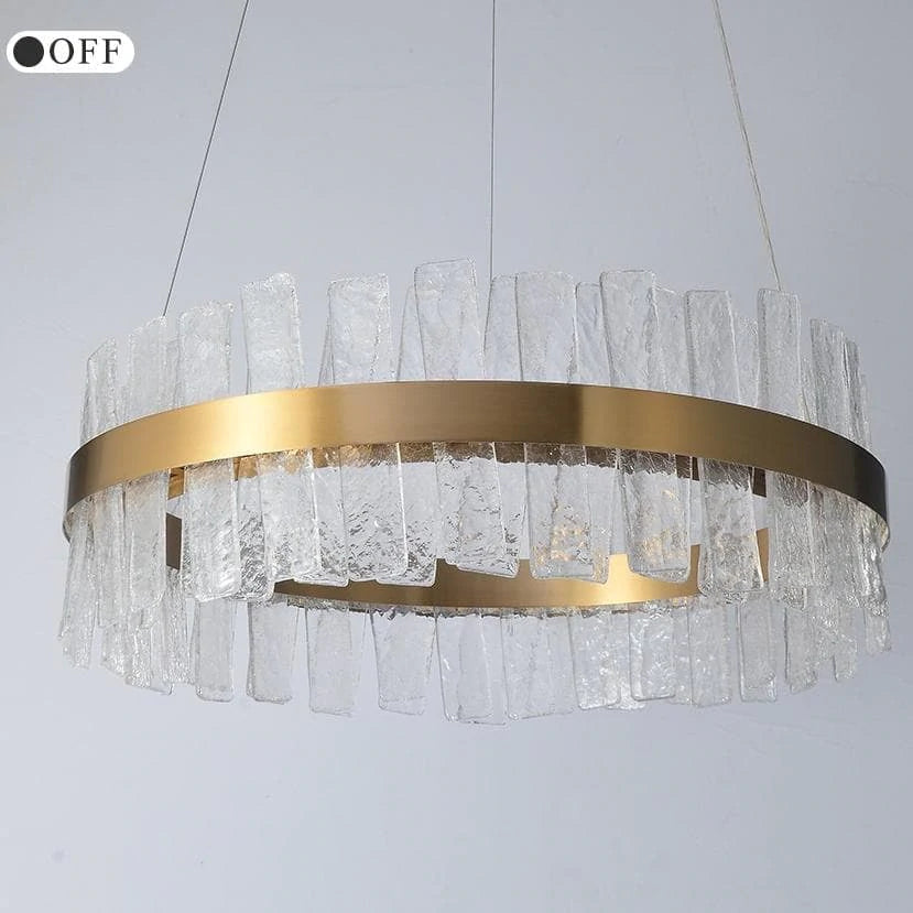 Riviko Radiant Halo Round Chandelier - Background Shot