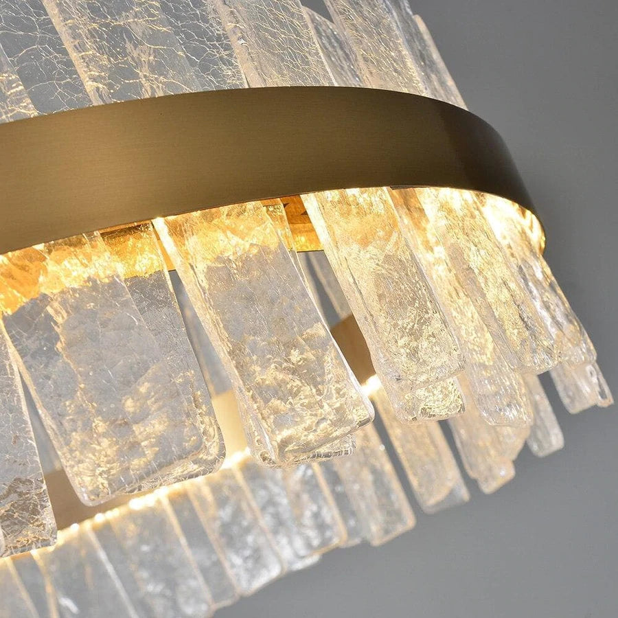 Riviko Radiant Halo Round Chandelier - Background Shot