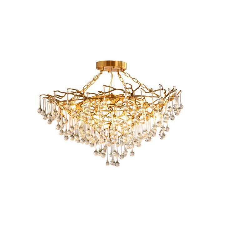 Riviko Verdant Branching Crystal Chandelier - Background Shot