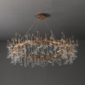 Anita Branch Brass Crystal Chandelier