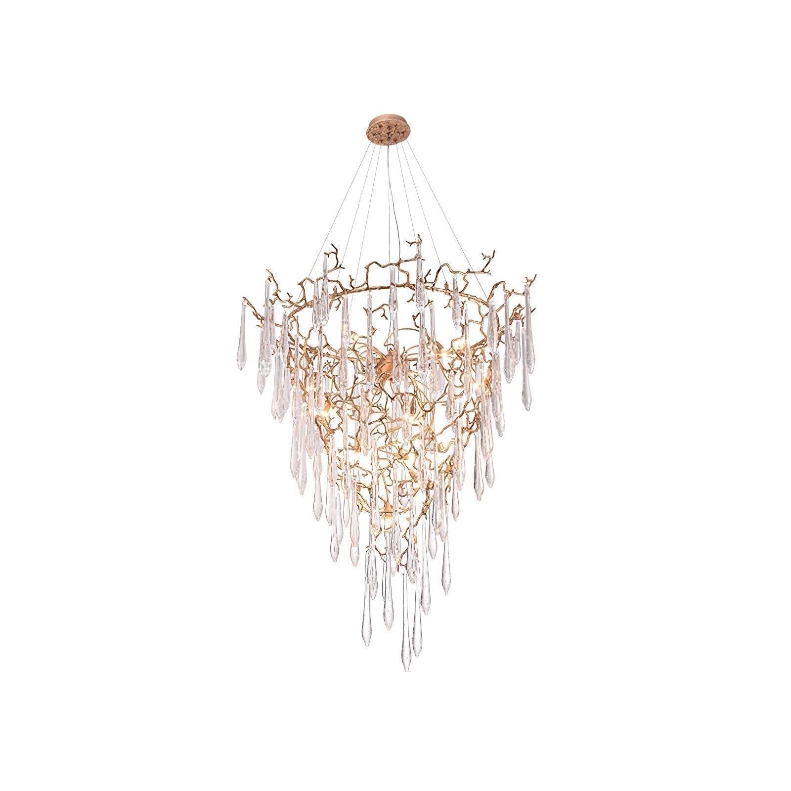 Branch Aqua Parable Chandeliers
