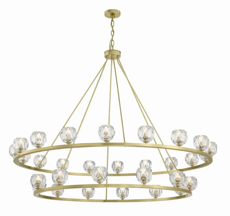 Agron 30 Light Crystal Chandelier - Riviko