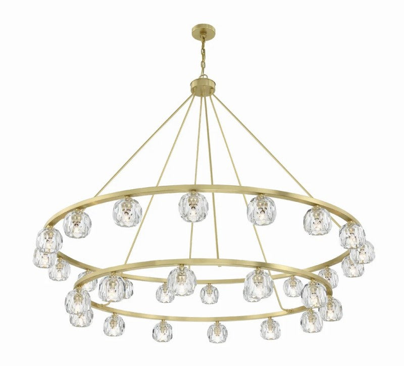 Agron 30 Light Crystal Chandelier - Riviko