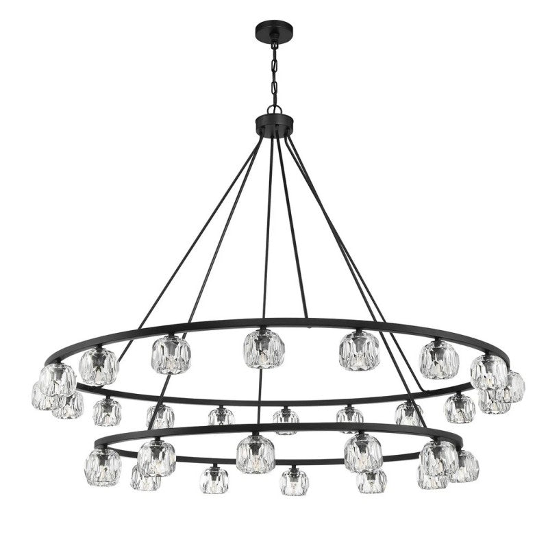Agron 30 Light Crystal Chandelier - Riviko