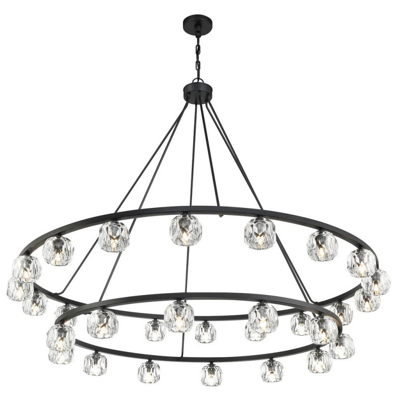 Agron 30 Light Crystal Chandelier - Riviko