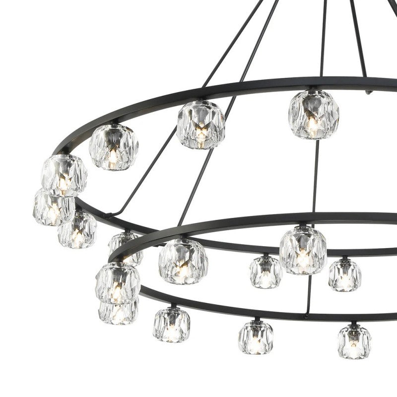 Agron 30 Light Crystal Chandelier - Riviko