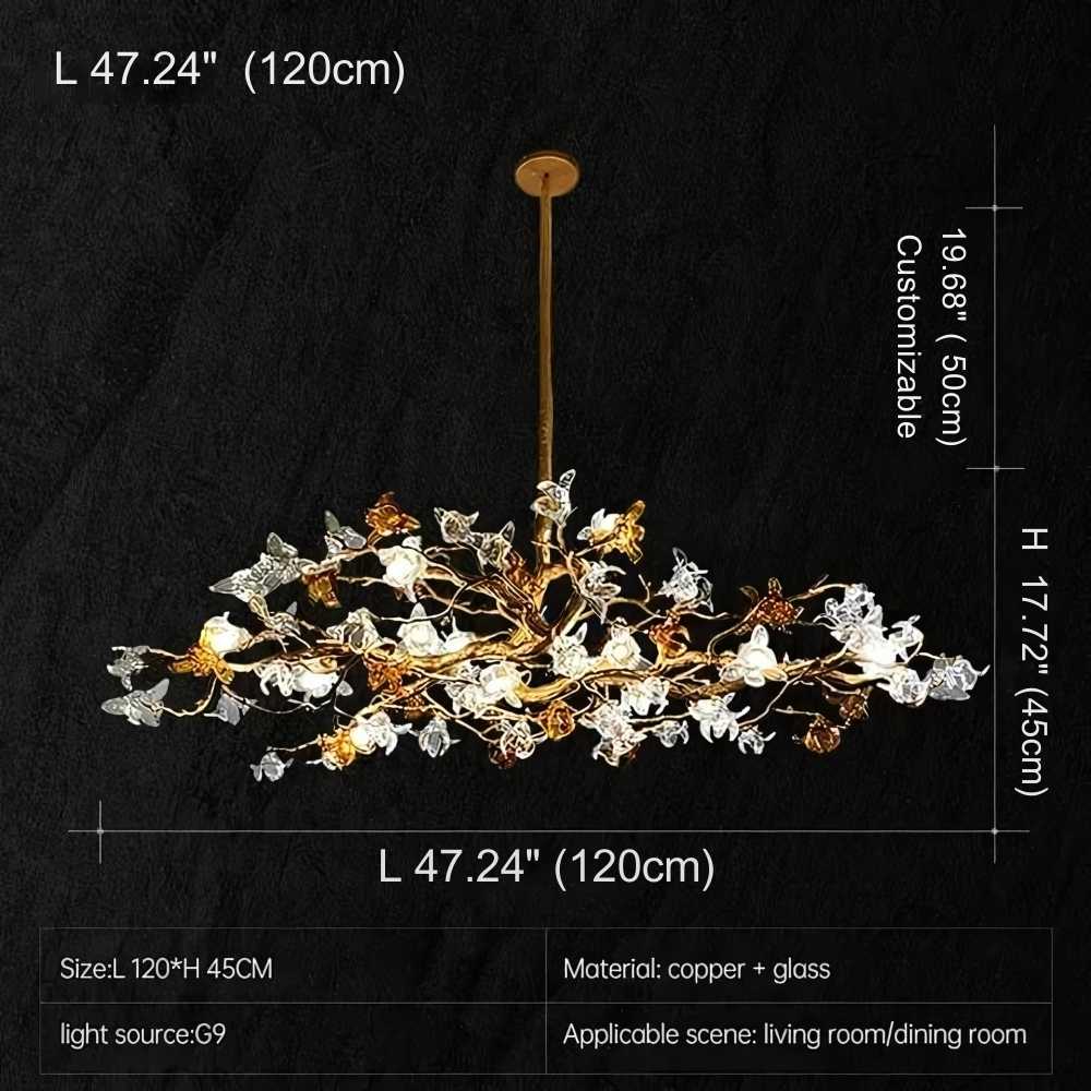 Sutober Sculptural Branch Chandelier