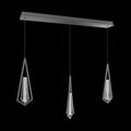 Riviko Radiant Prism 3-Light Linear Chandelier - Background Shot