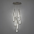 Riviko Radiant Bloom Round Chandelier 9 Light - Background Shot