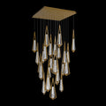 Riviko Radiant Cascade 25-Light Linear Chandelier - Background Shot