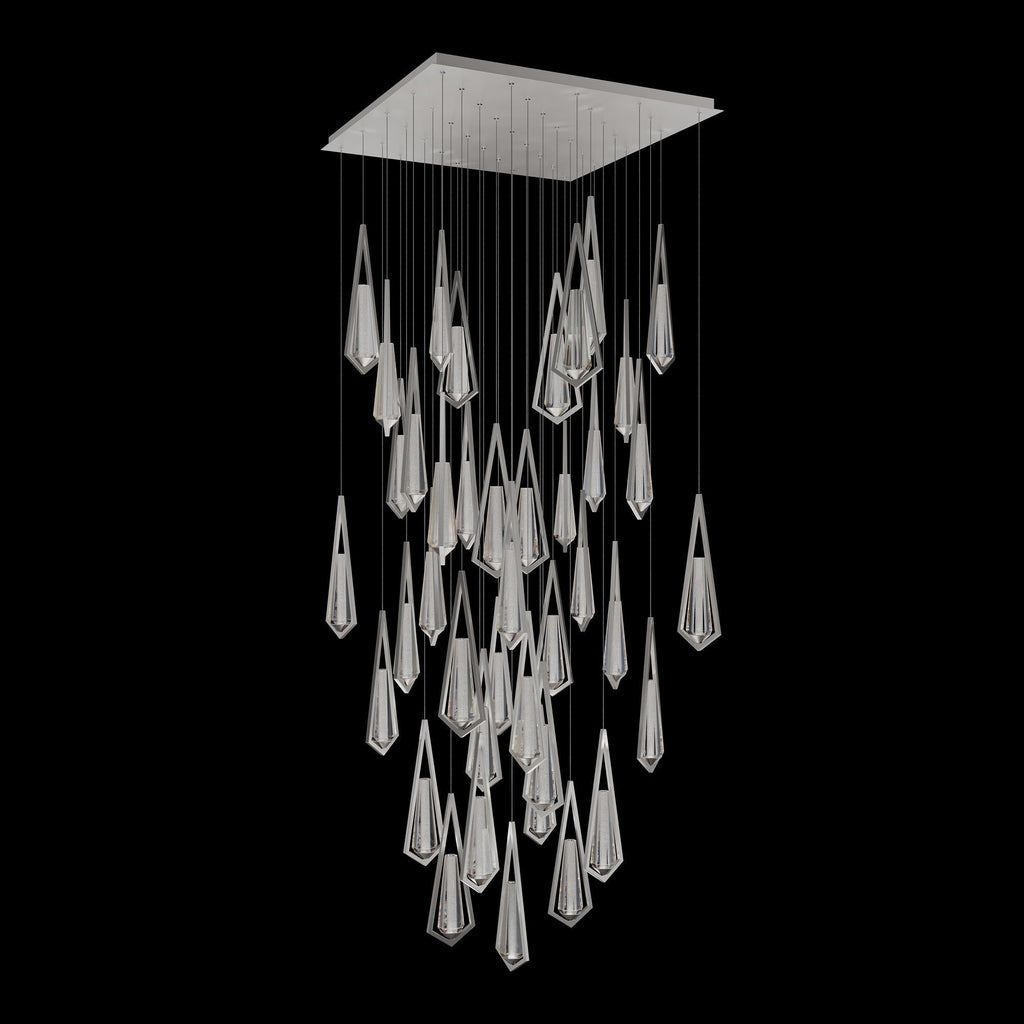 Riviko Radiance Cascade 40-Light Linear Chandelier - Background Shot