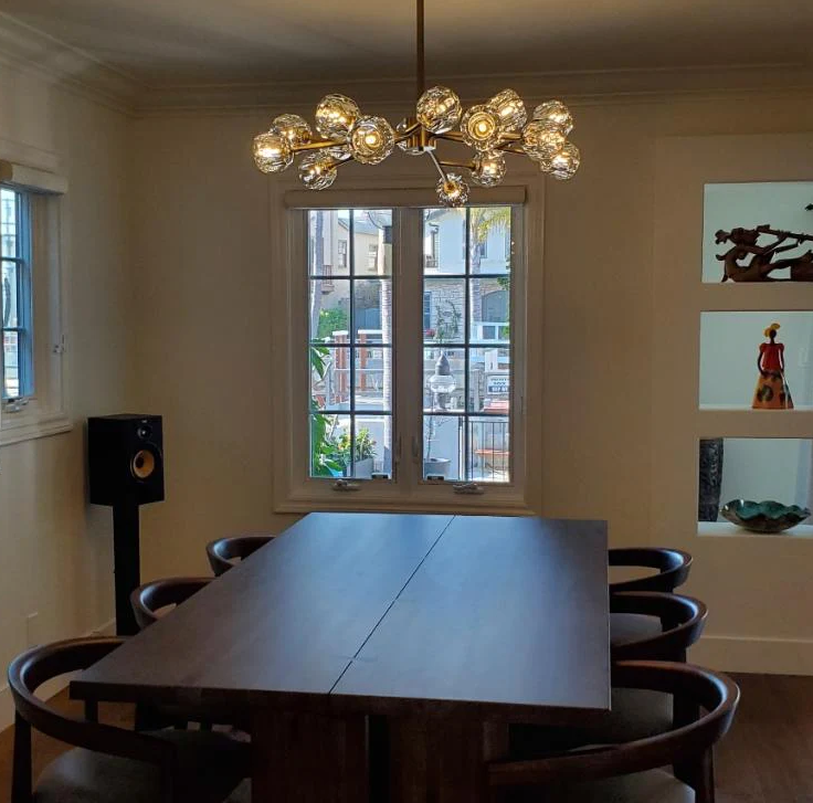 Bille De Crystal Round Chandelier 24"