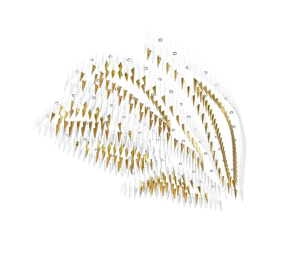 Galaxy Breeze Meteor Shower Crystal Spiral Chandelier