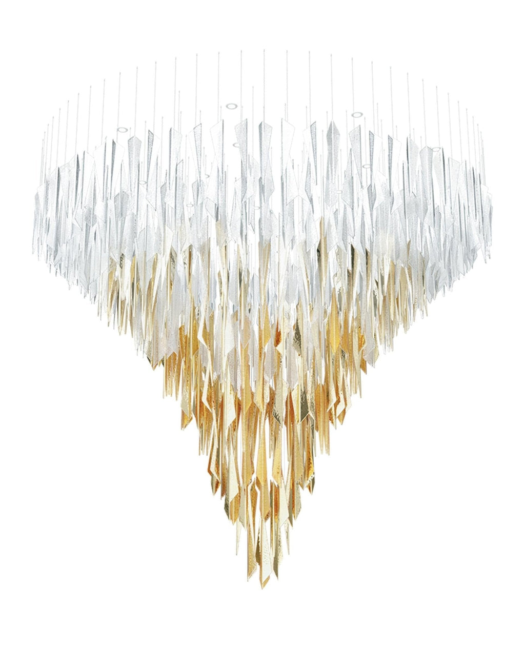 Galaxy Breeze Meteor Shower Crystal Spiral Chandelier