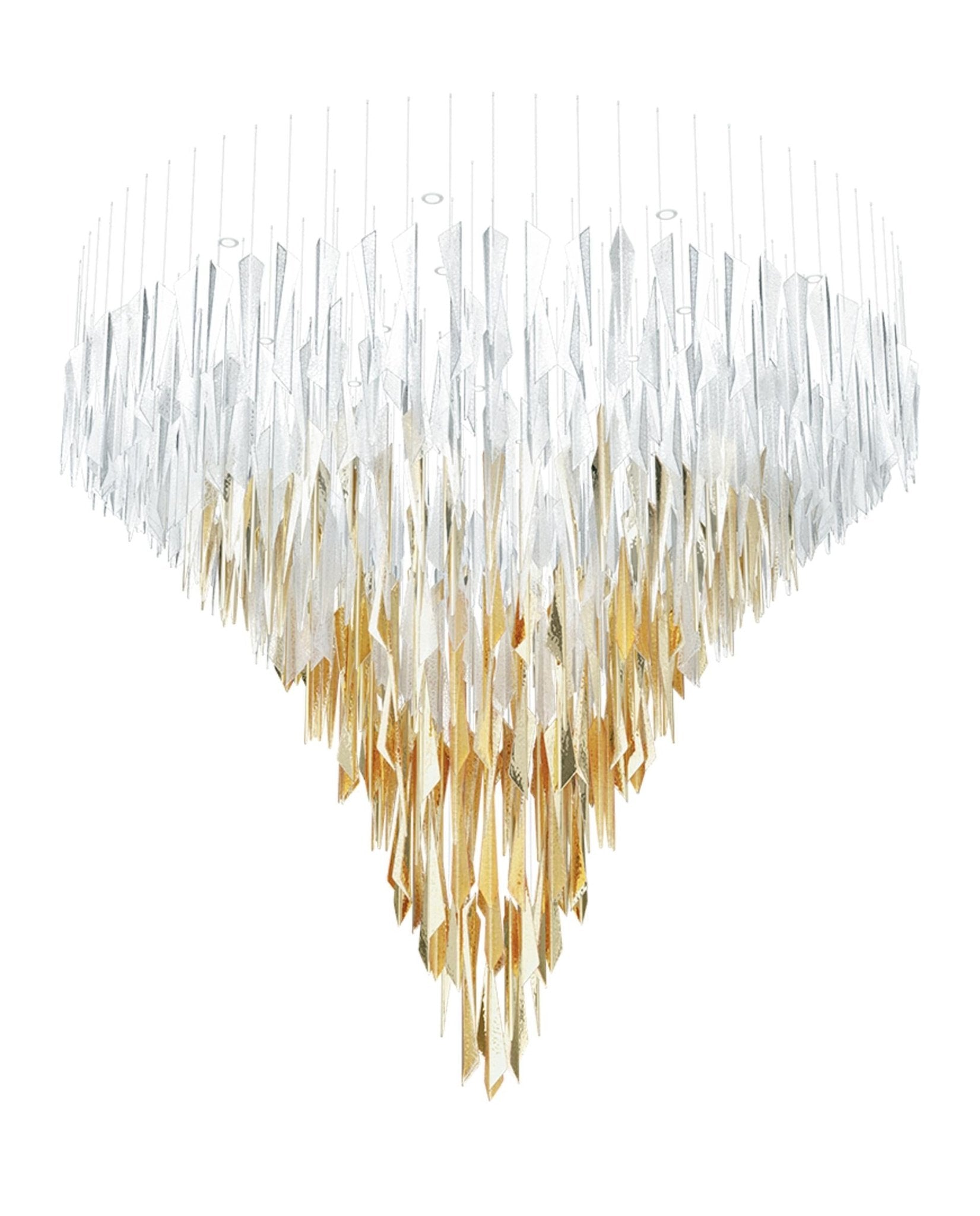 Galaxy Breeze Meteor Shower Crystal Spiral Chandelier