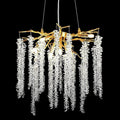 Riviko Radiant Bloom Crystal Branch Chandelier - Background Shot