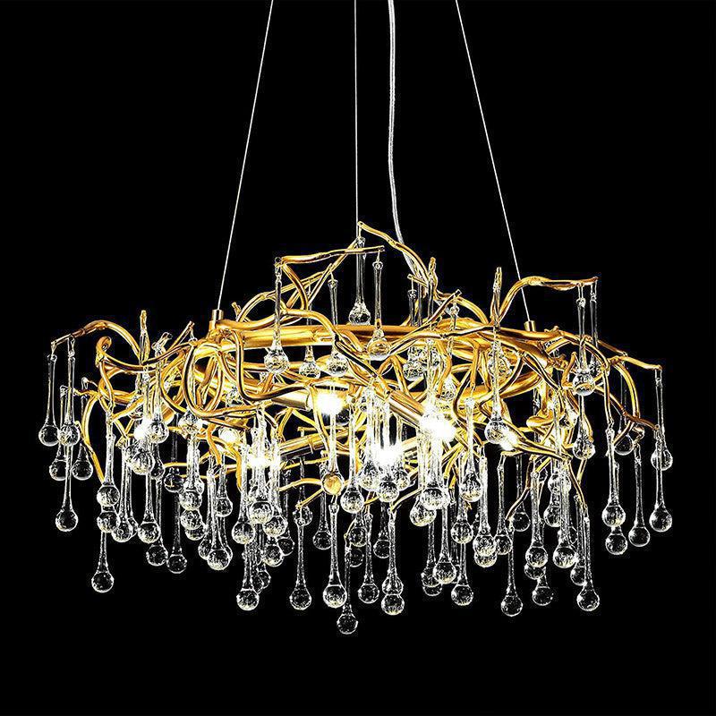 Riviko Verdant Canopy Round Branch Chandelier - Background Shot