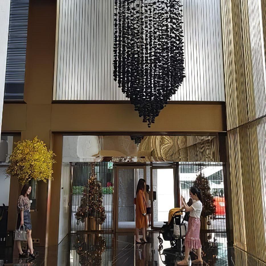 Charcoal Stone Crystal Chandeliers G to L