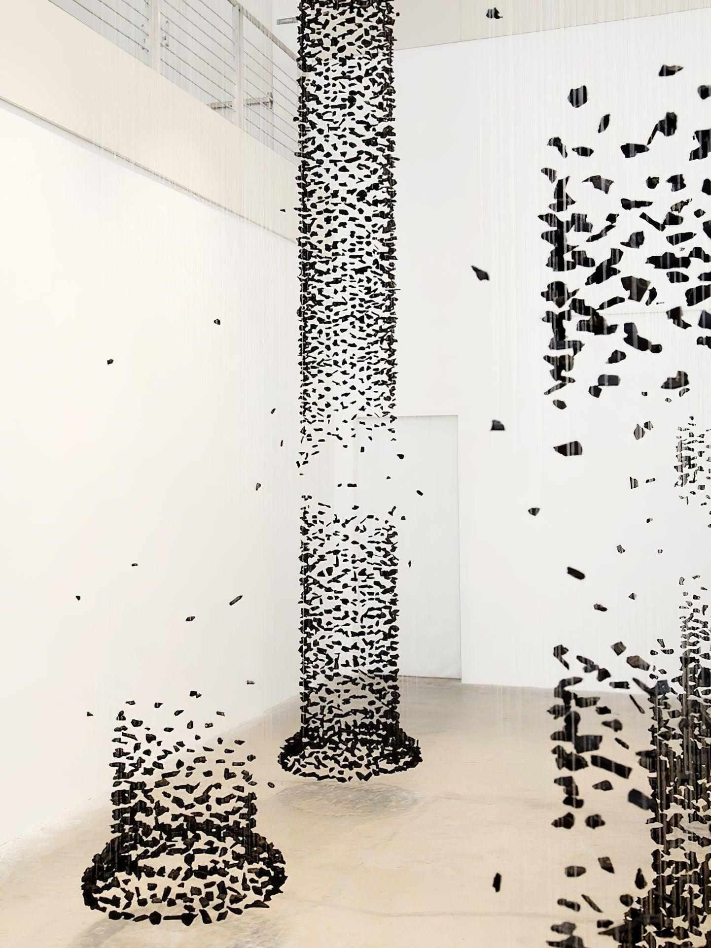 Charcoal Stone Crystal Chandeliers M to R