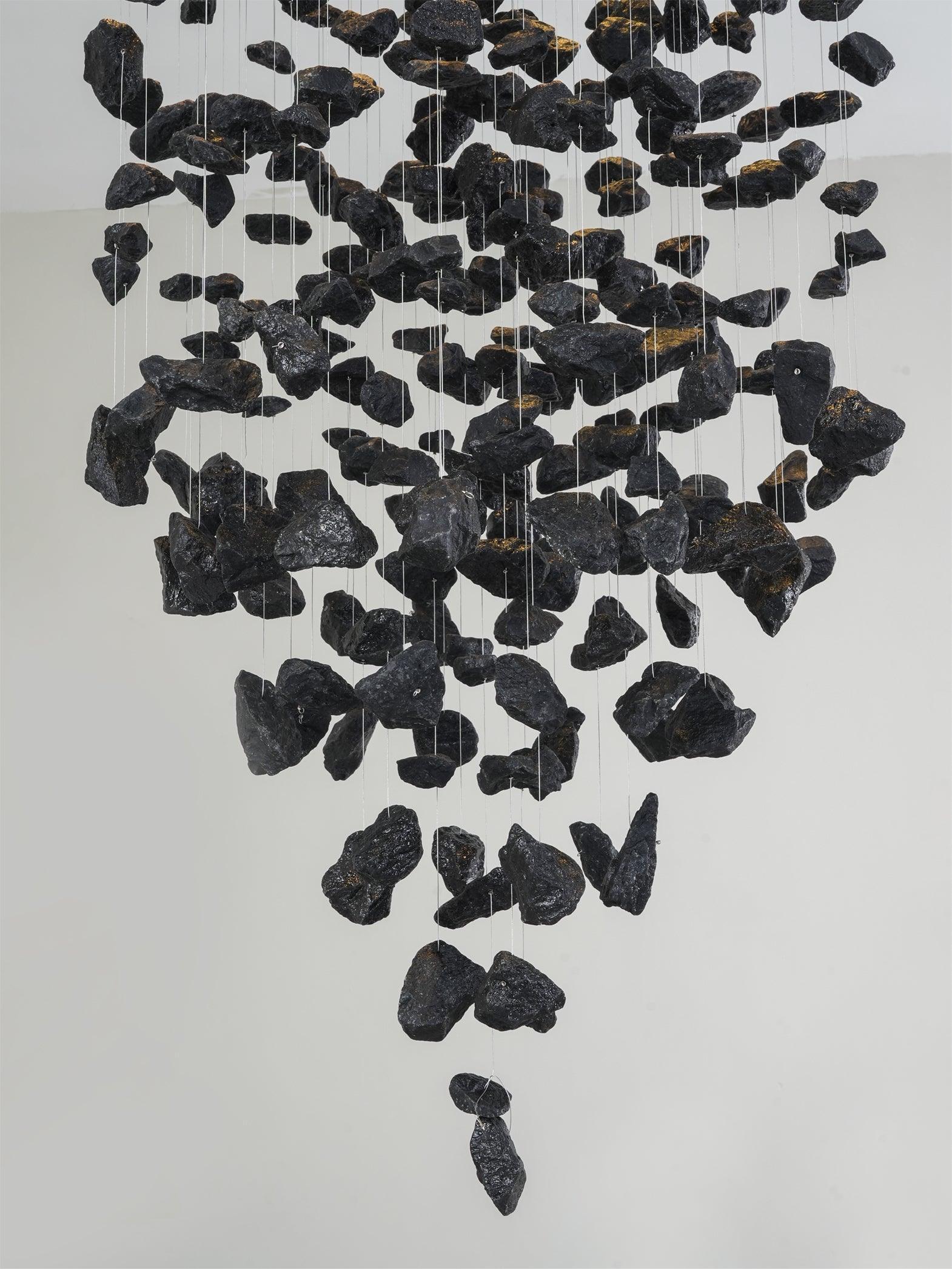 Charcoal Stone Crystal Chandeliers G to L