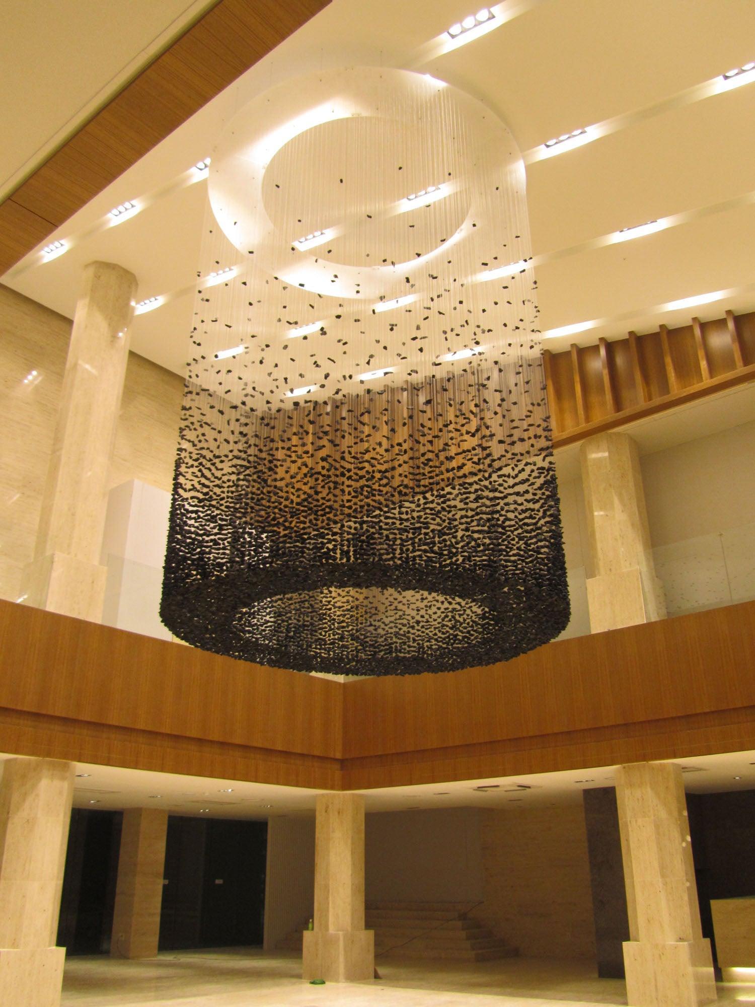 Charcoal Stone Crystal Chandeliers G to L