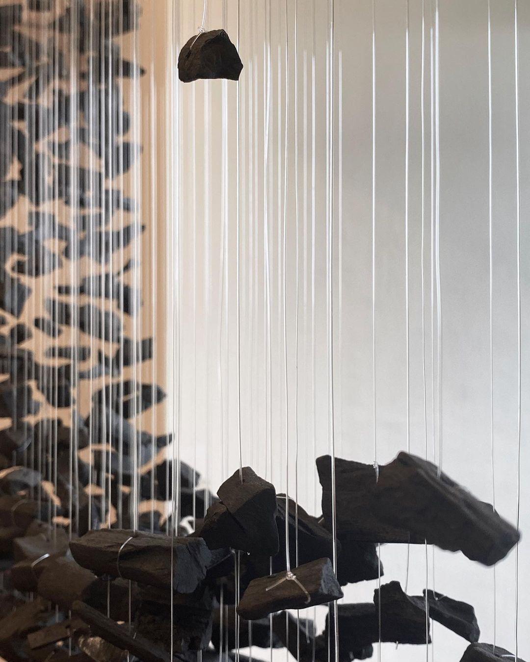 Charcoal Stone Crystal Chandeliers M to R