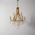 Tatum Lux Shell Crystal Chandelier - Riviko