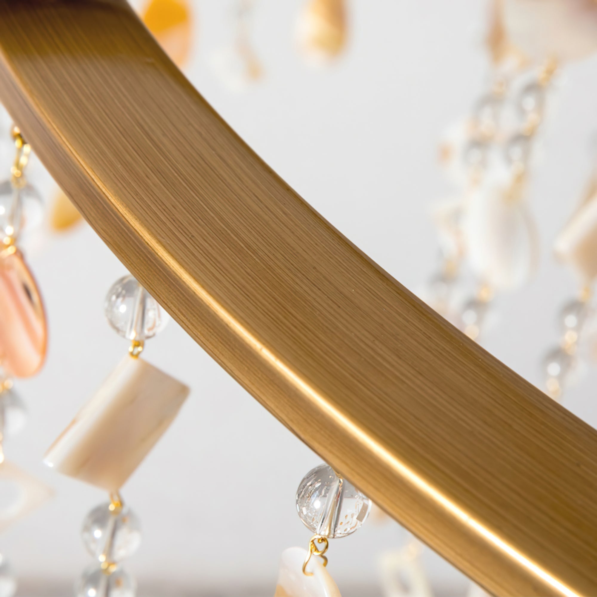 Tatum Lux Shell Crystal Chandelier - Riviko