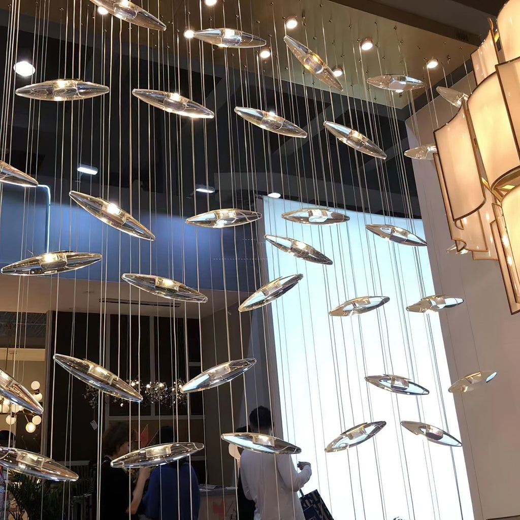 Riviko Celestial Halo Chandelier - Background Shot