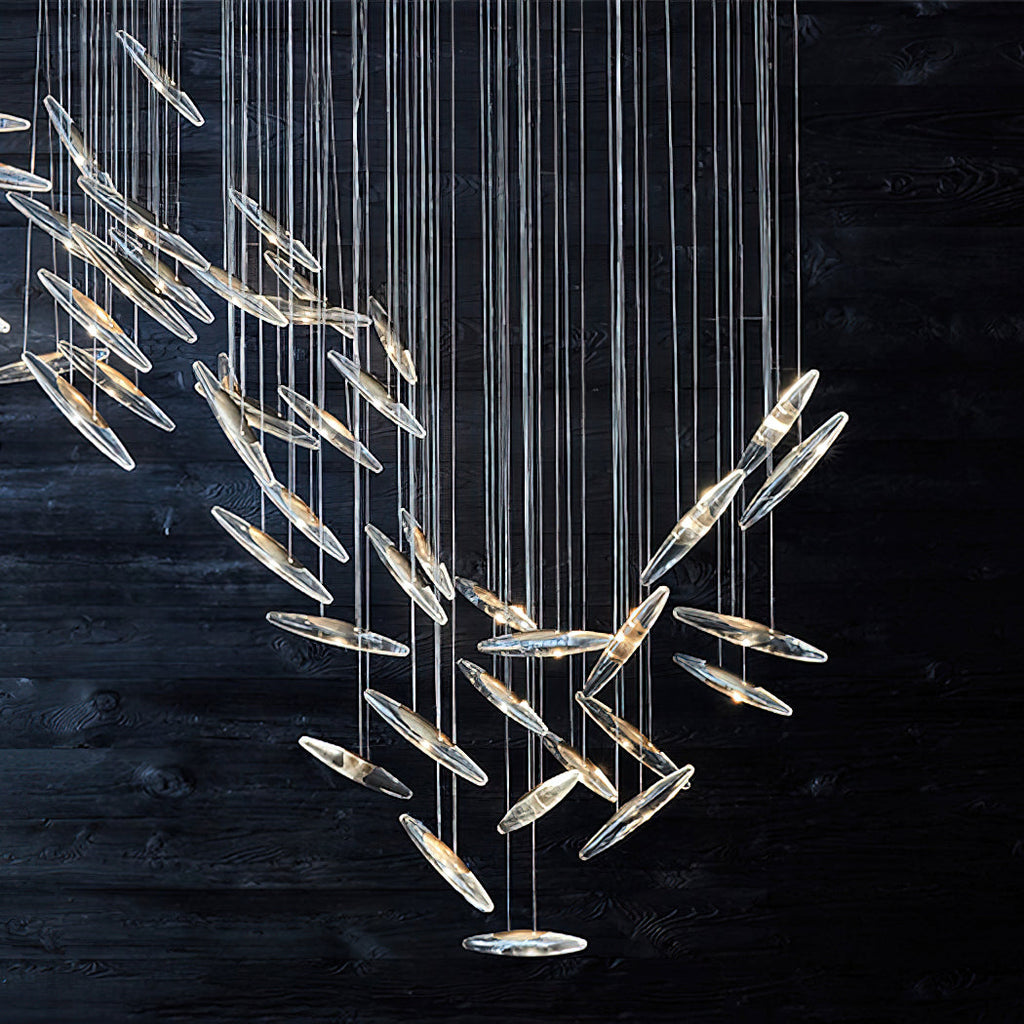 Riviko Celestial Halo Chandelier - Background Shot