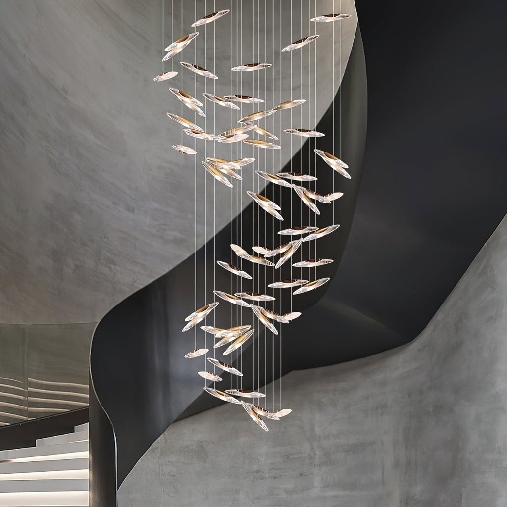 Riviko Celestial Halo Chandelier - Background Shot