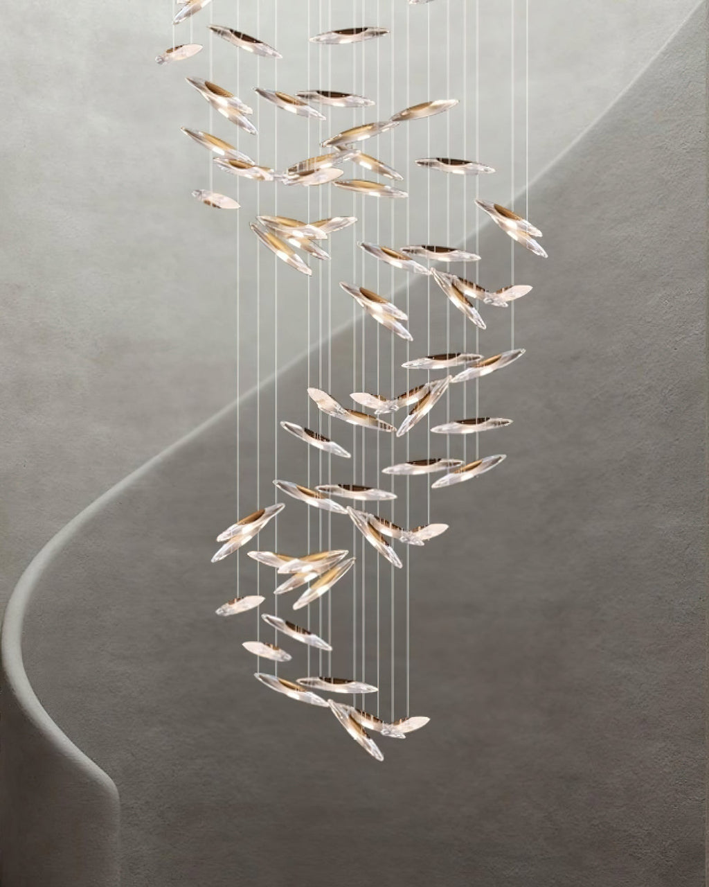 Riviko Celestial Halo Chandelier - Background Shot