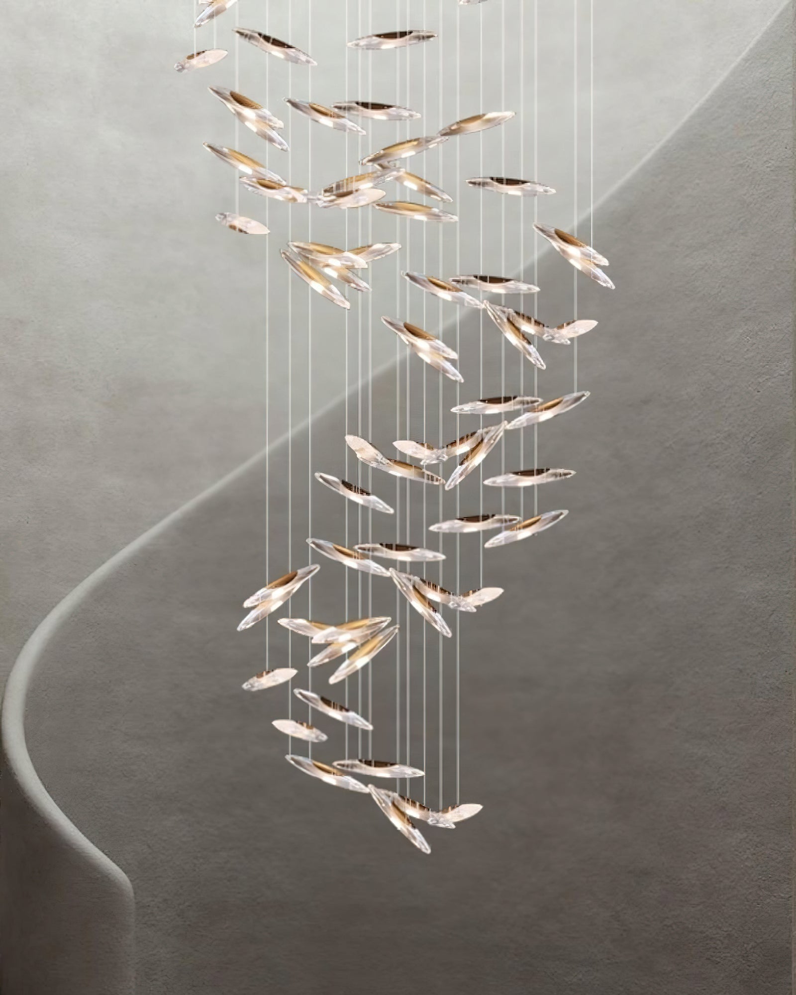 Riviko Celestial Halo Chandelier - Background Shot